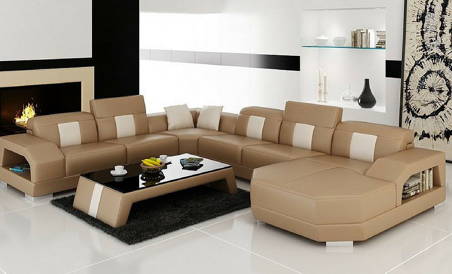 Inada Leather Sofa Lounge Set